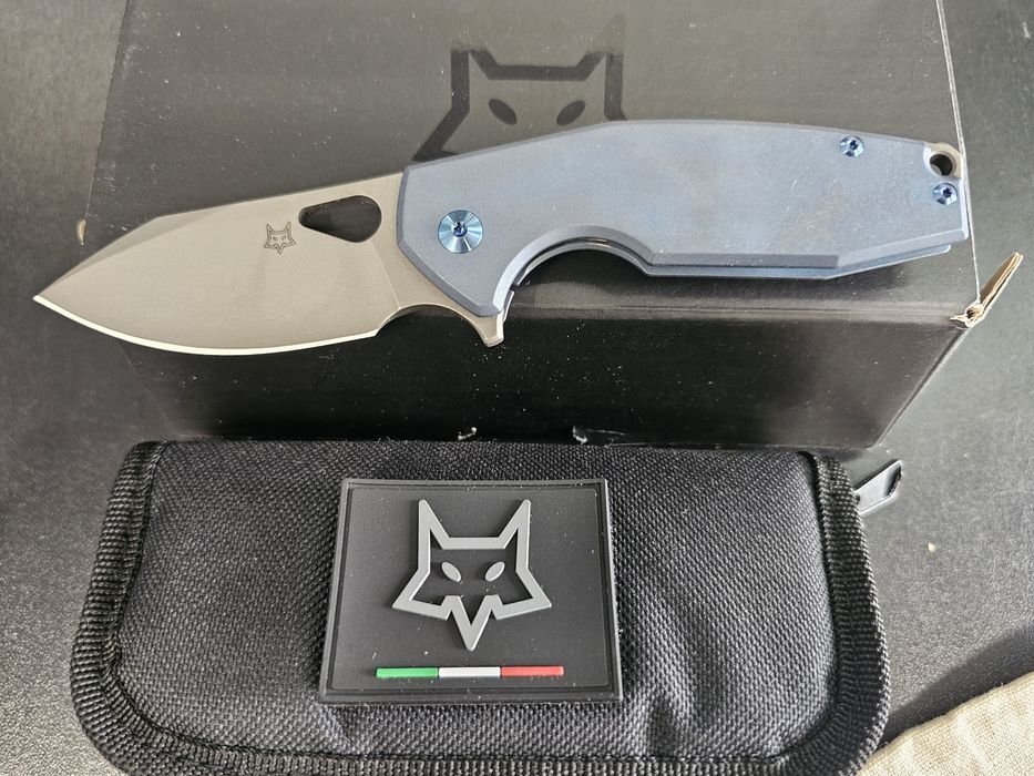 Nóż składany FOX Yaru FX-527 Ti tytan stal S90V NOWY