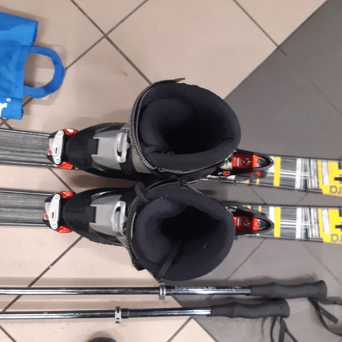 narty Elan Sierra 154cm+buty 42+foki,kije