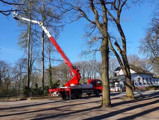 Wynajem podnośników na samochodzie do 48 m .