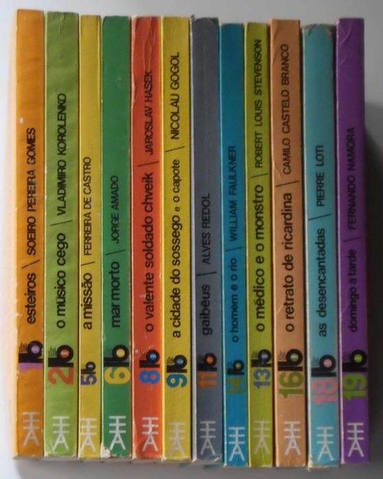Em Lote Ou Avulso / Conj. 10 "Livros de Bolso" da Europa-América, 1971