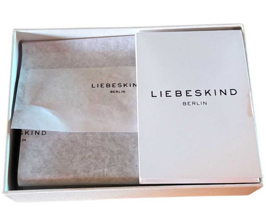 Liebeskind Berlin portfel/etui na karty skóra naturalna Czarne kod2233