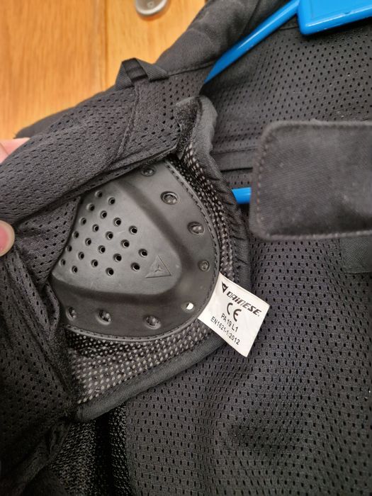 Casaco Dainese de verão Hyper Flux D-Dry Black - tamanho 48