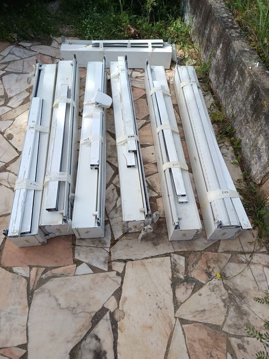 Janelas, Portas,estores aluminio,usadas Bom estado