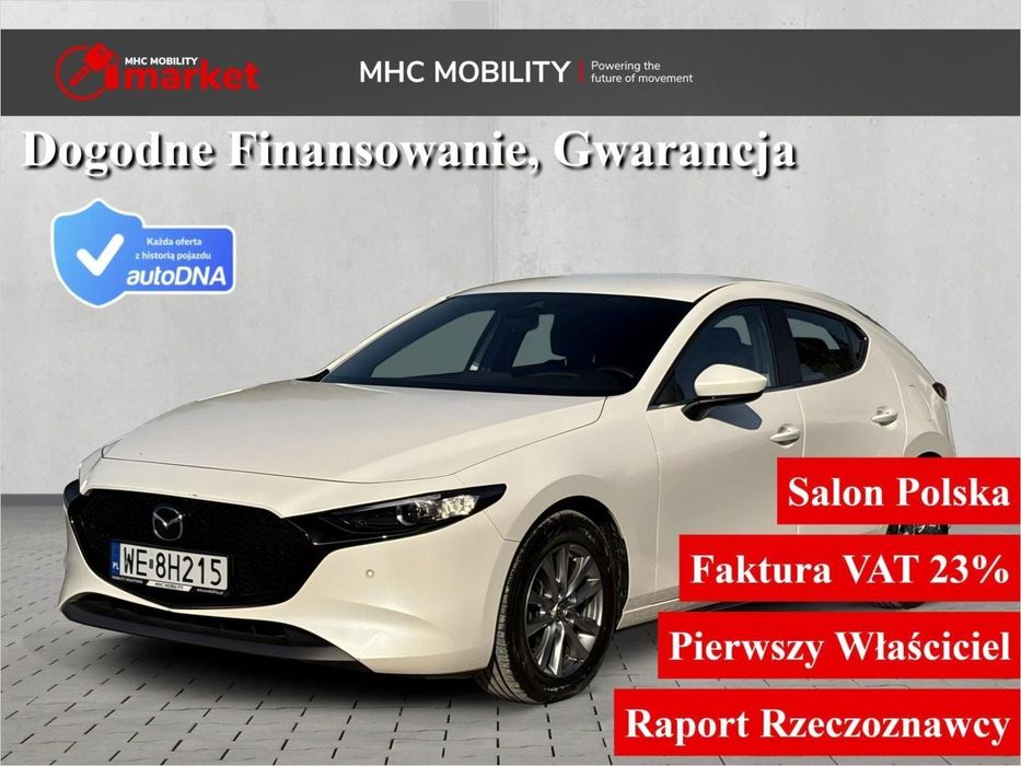 Mazda 3 Mazda 3 2.0 mHEV 150 KM Automat | Kanjo | Salon PL | 1 Właściciel | VA
