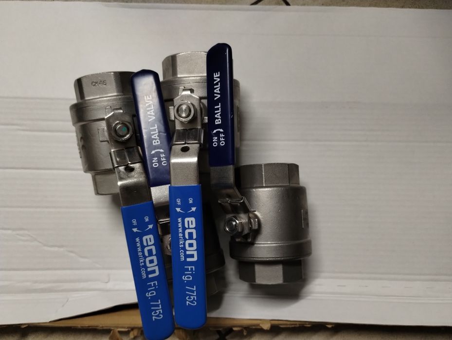 Zawory kulowe 2" inox316
