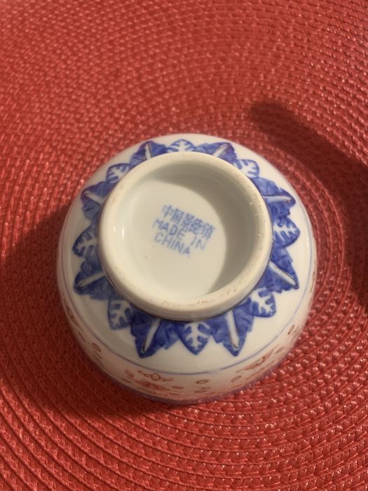 Taça com colher chinês