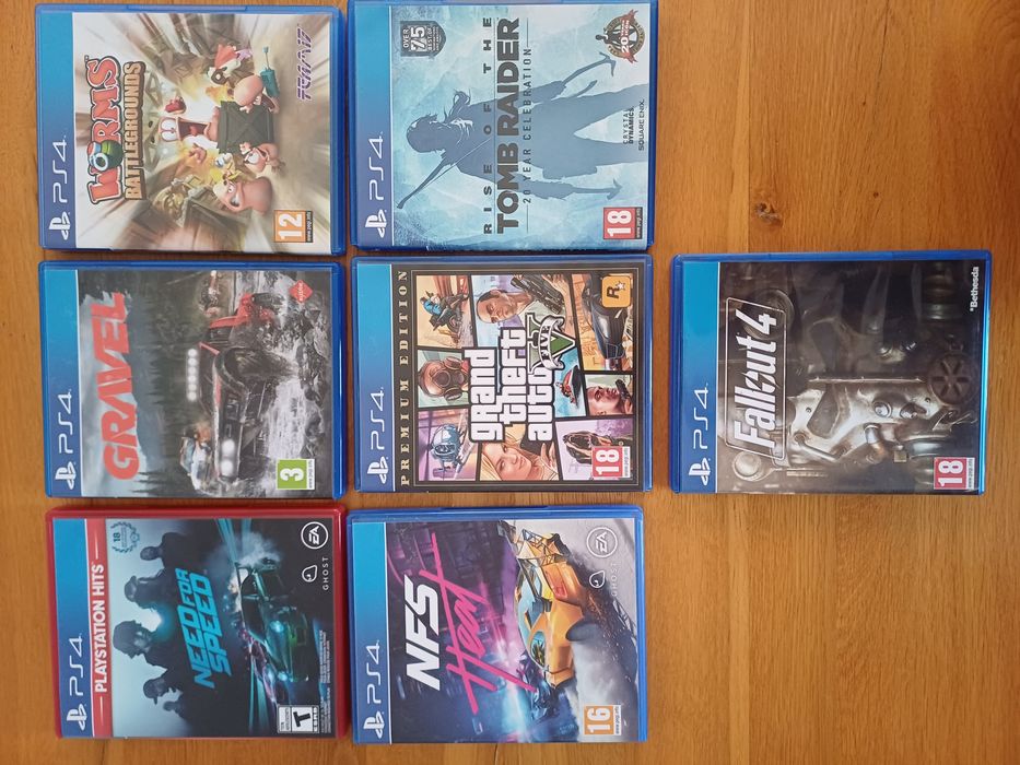 Gry na PS4 NFS Heat, Tomb Raider, Fallout