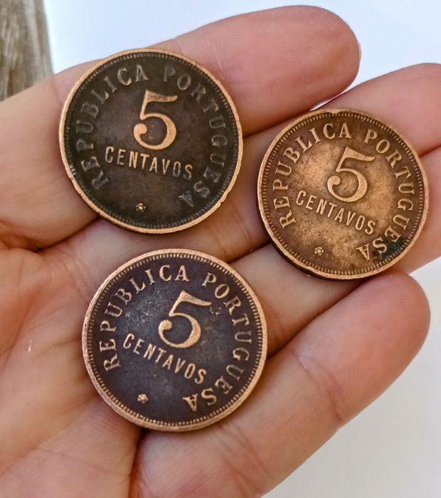 5 CENTAVOS  de Angola ( ex- colónia) - 1921/22/23