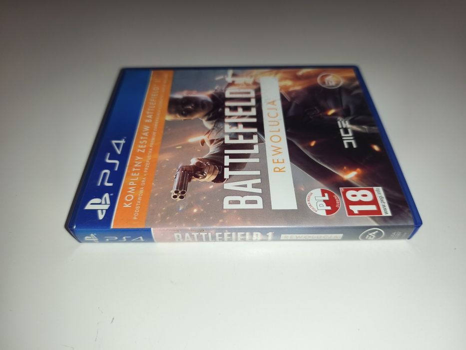 Gra Ps4 Battlefield 1 Rewolucja wersja PL Dubbing gry PlayStation 4 Sniper UFC GTA V Mafia Crash NFS GT7 Minecraft Lego