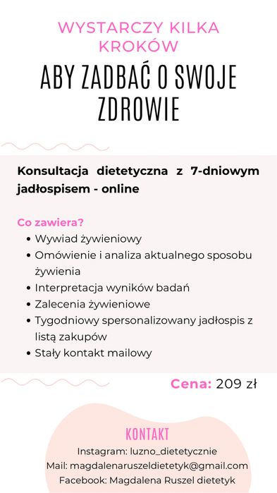 Dieta | Dietetyk | Zdrowa dieta | Jadłospisy | Konsultacje