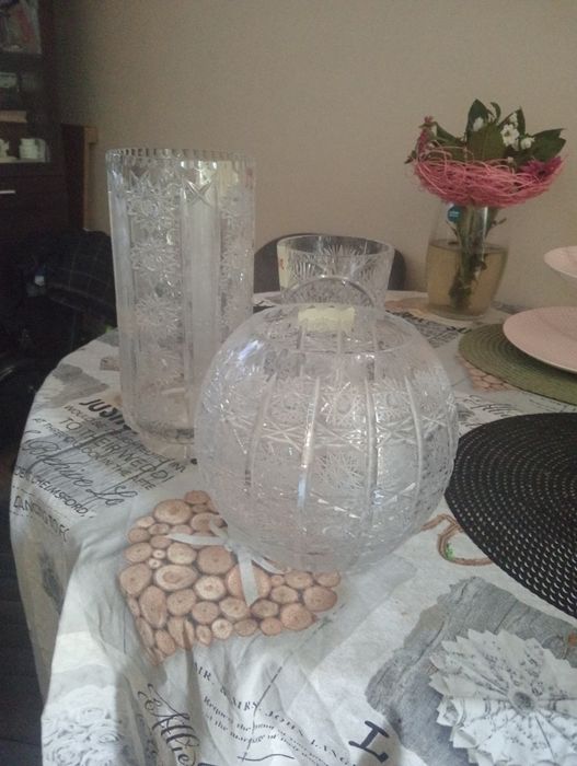 Kryształowe wazony z czasów prl-u