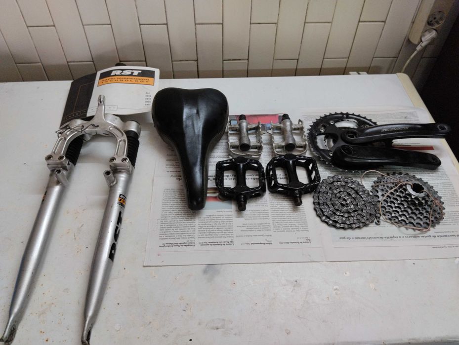 Material BTT, ver fotos e descritivo para desocupar