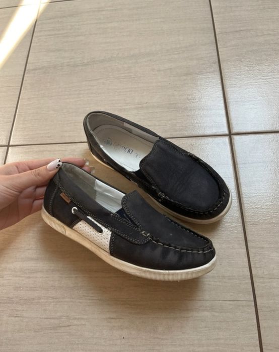 Eleganckie skórzane mokasyny dla chłopca Lasocki 32