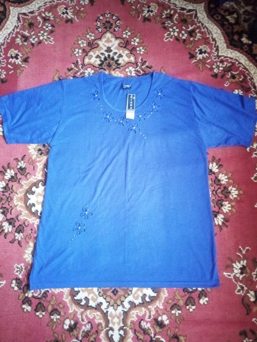 Футболка фіолетова з візерунком