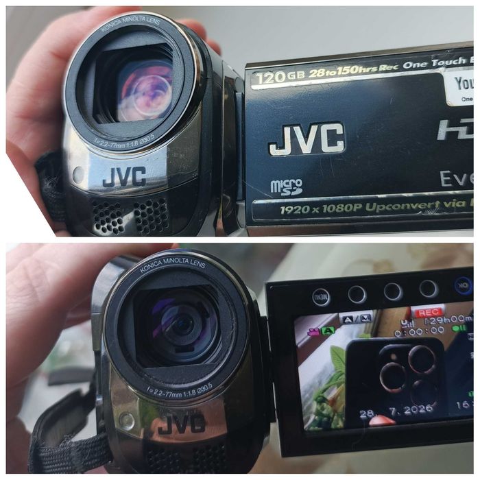 Відеокамера JVC Everio (HDD 120 ГБ / 29 годин) +слот Micro Sd +Комплект