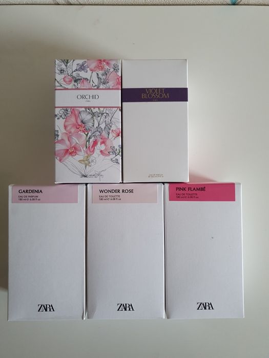 Парфуми Zara Orchid/Wonder rose/Violet blossom/Pink flambe/Gardenia
