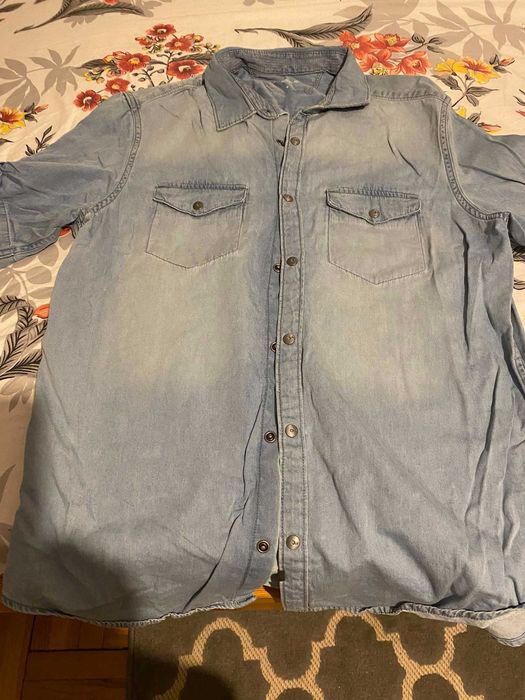 koszuka męszka orginał calvin klein z krótkim rękawem jeans