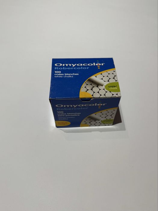 Caixa de giz branco Robercoler