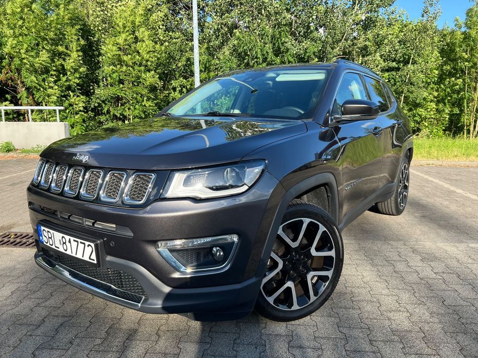 Jeep Compass Oryginalny lakier, BEZKOLIZYJNY,niski przebieg, super wyposażenie, Iwł