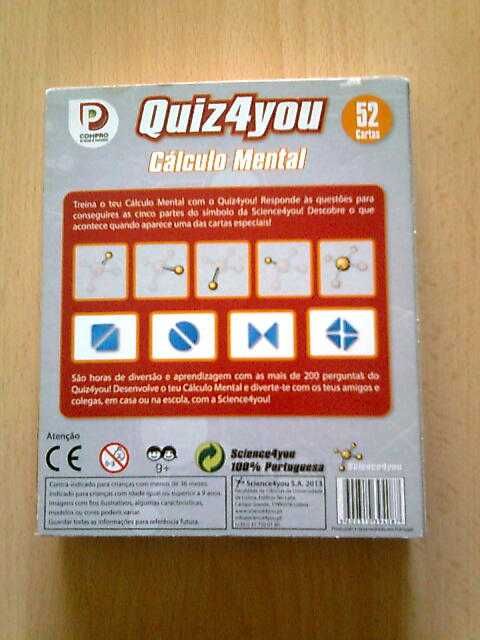 Jogo cálculo mental Quiz4you