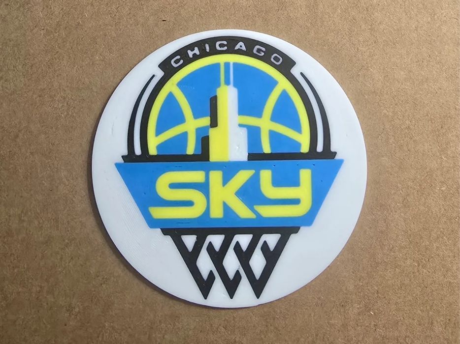 Base Decorativa (Insert) Coaster Master - WNBA Chicago Sky