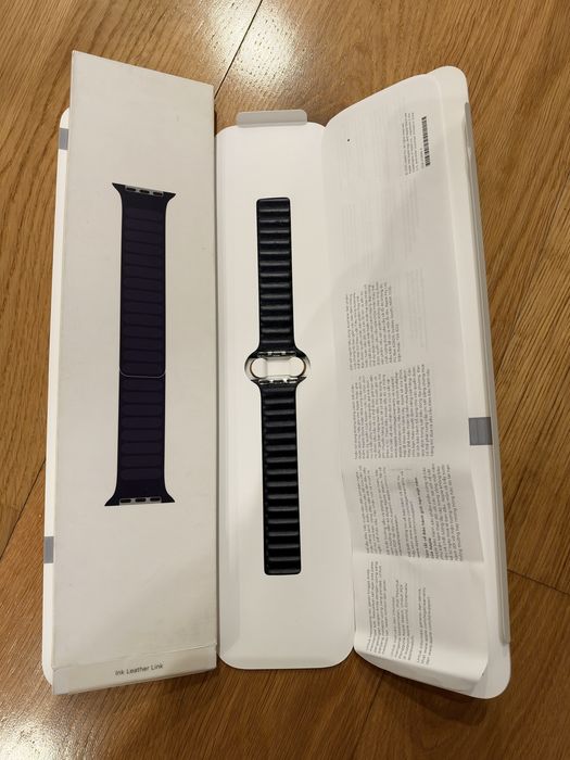 Bracelete Apple Watch Leather Link