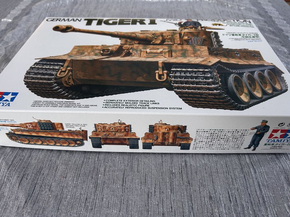 Czołg Tiger l Mid Production model do sklejenia Tamiya 35194