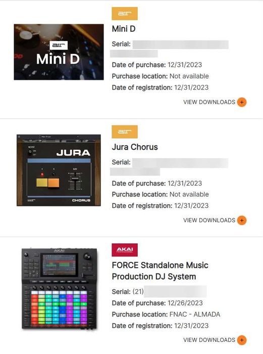 Akai Force 2023 - com extras