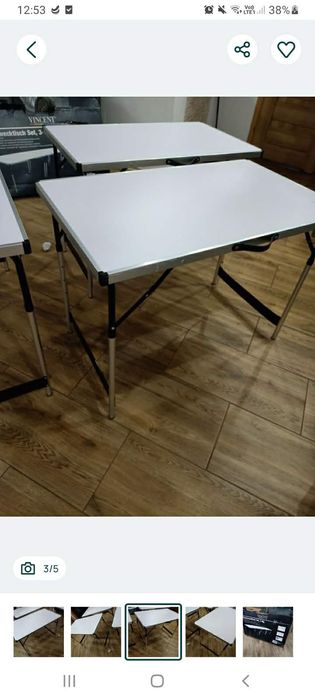 Stół stolik aluminiowy wielofunkcyjny 3 sztuki
St
Różne zastosowania c