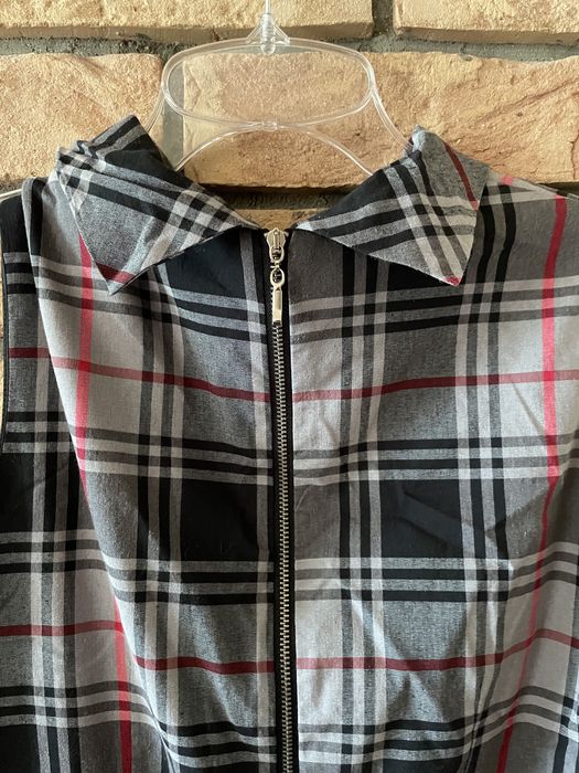 Quiosque 40 L sukienka w szkocką kratę kraciasta tunika z podszewką