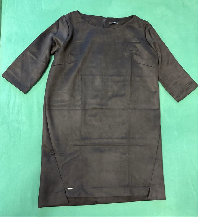 Nowa sukienka  czarna ala zamsz XL