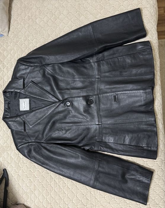 Пиджак з натуральної шкіри