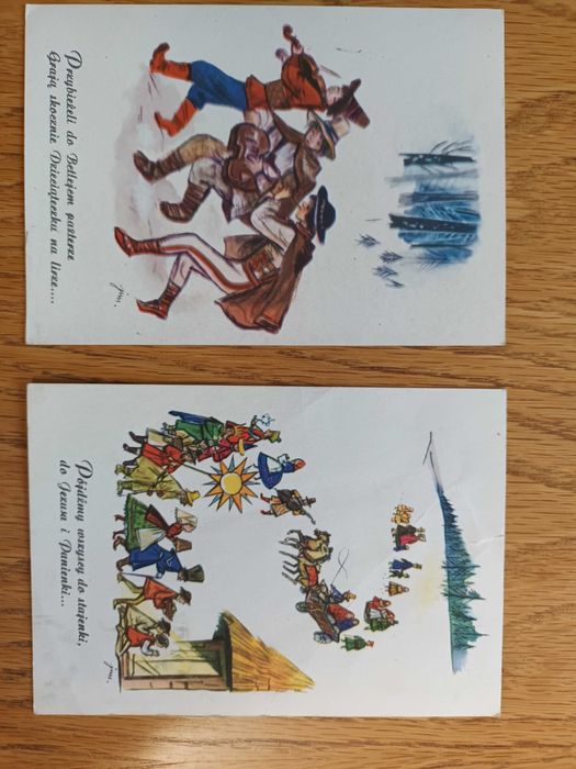 J.M. Szancer pocztówki 9 sztuk