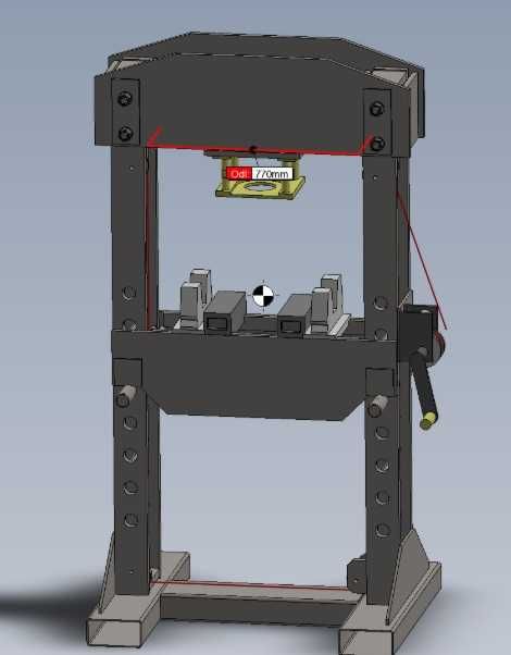 Prasa hydrauliczna 100 t TON