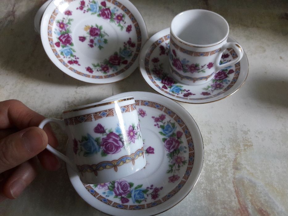 Chińska porcelana deserowa zestaw