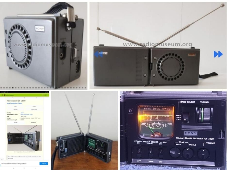 Newscaster ICF-7800 ラジオ | endageism.com