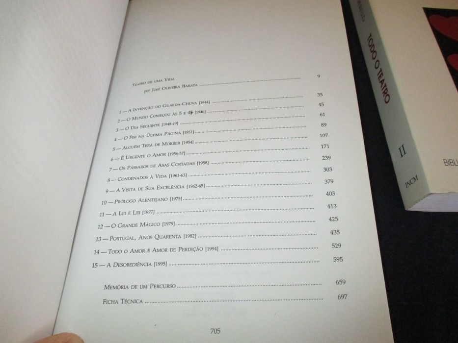 Livros Todo o Teatro I e II Luiz Francisco Rebello