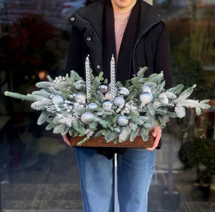 Роблю новорічні композиції різного діаметру та дизайну ! Замовляйте!