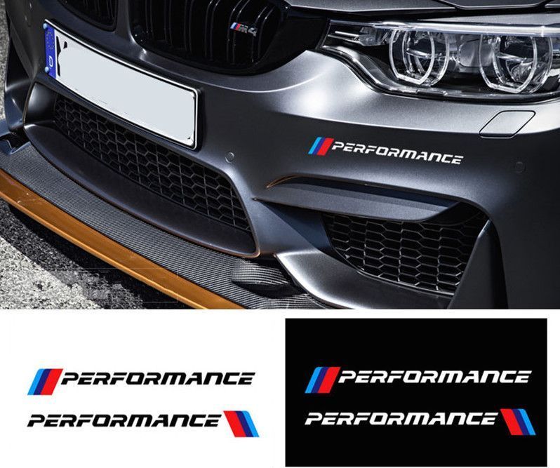 Наклейки на бампер BMW Performance E39 E53 E60 E70 E90 F10 F15 F20 БМВ