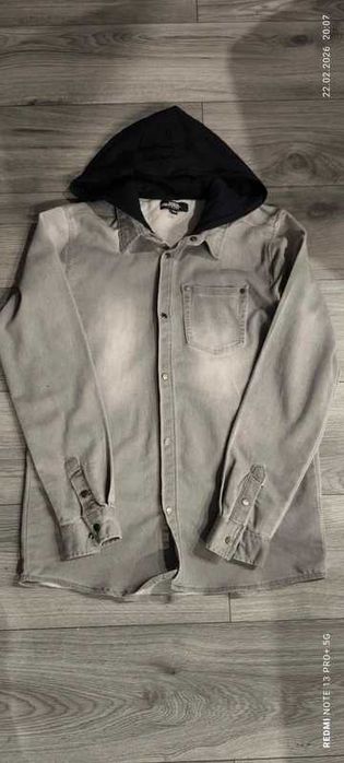 Koszula jeans męska 176