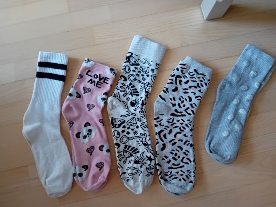 Zestaw skarpetek damskich dziewczęcych