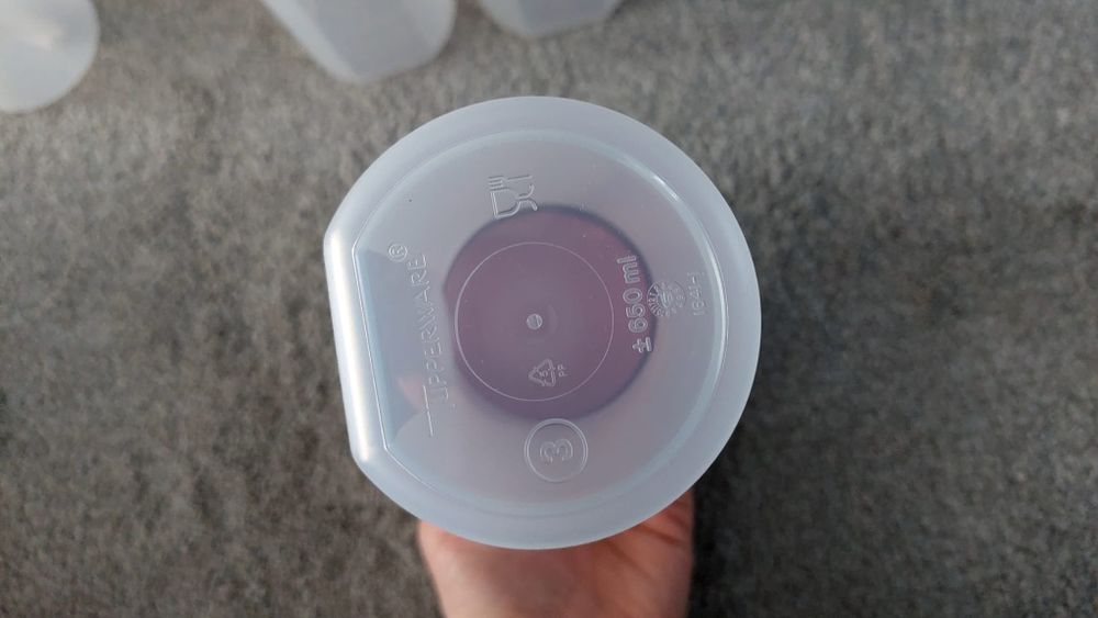 Conjunto de tupperware plastico
