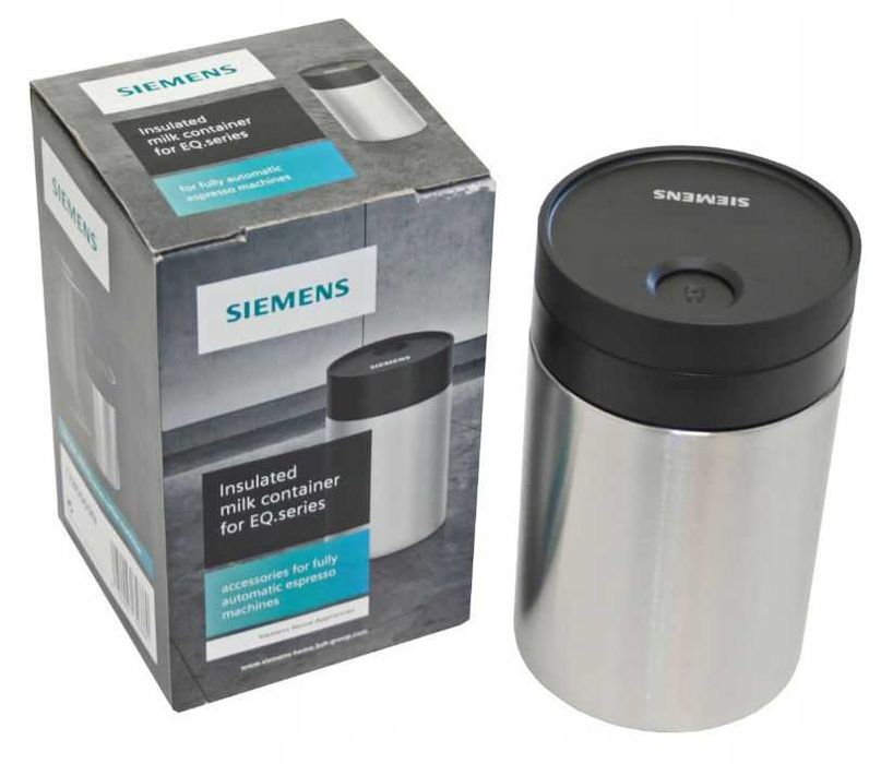 NOWY Oryginalny pojemnik termos na mleko Siemens TZ80009 do ekspresu S