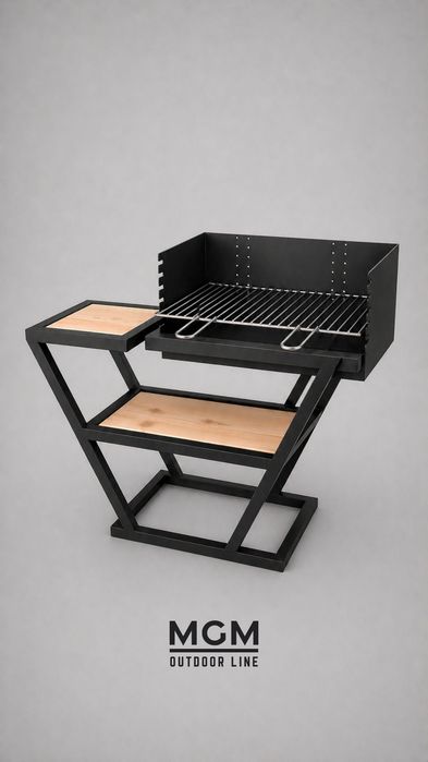 Grill ogrodowy MGM Outdoor Line X1. Stalowy | nowoczesny | ręczna produkcja