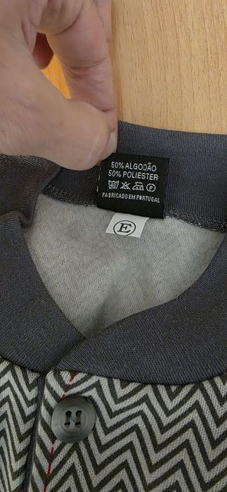 Pijama Isa Tamanho S Cinza