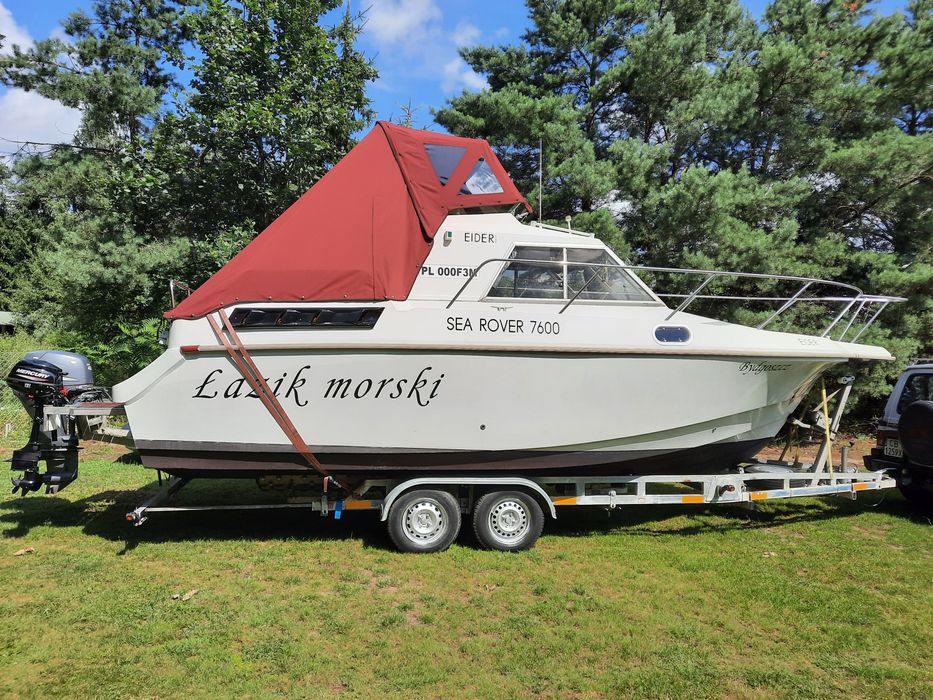 Łódz Motorowa Spacerowa Łazik Morski Silnik Yamaha 40 KM.