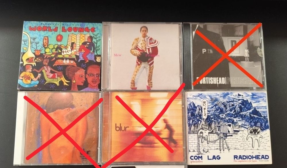 CD's de música usados