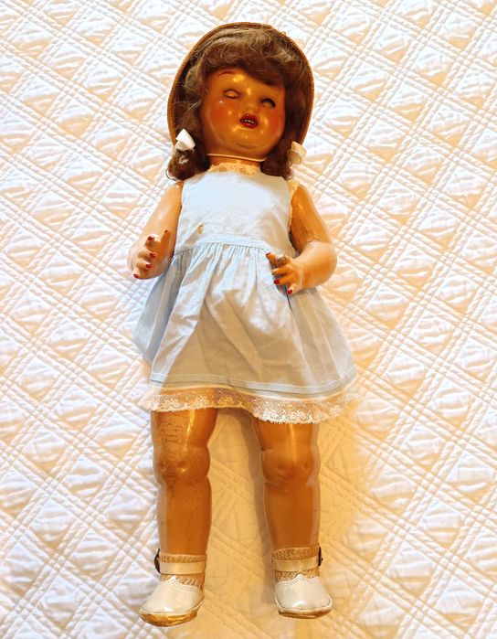 Boneca antiga espanhola (50 cm)