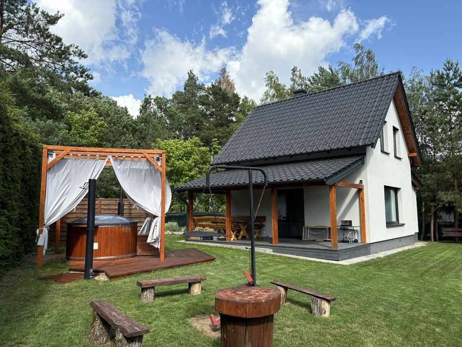 Dom z balią z jacuzzi, 7 os Wilkasy k Giżycka