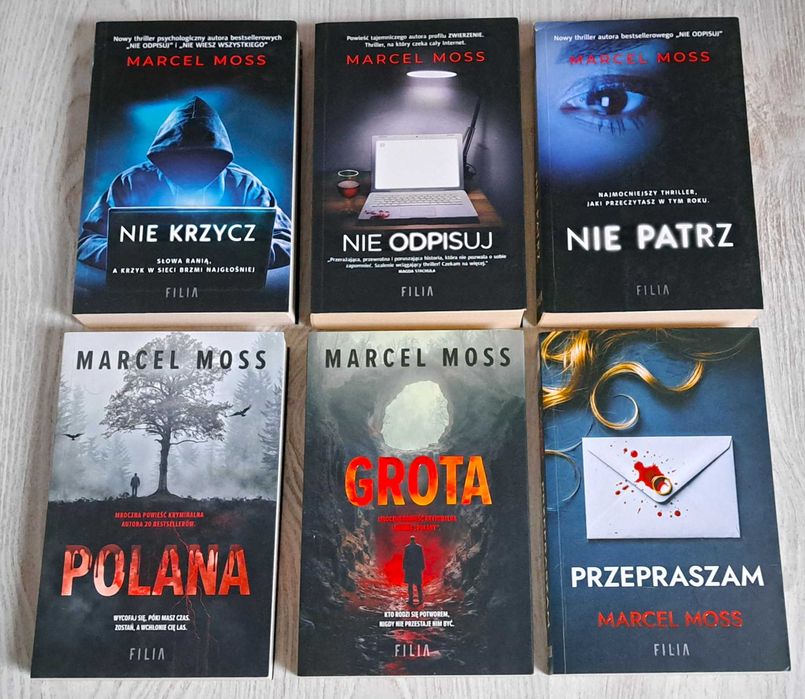 Marcel Moss Grota Polana Nie krzycz Przepraszam Nie odpisuj Nie patrz